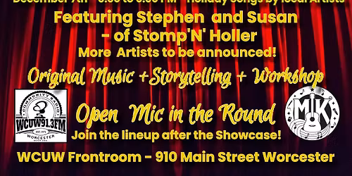 Songwriters Showcase and Open Mic \ud83c\udfa4 in the Round - At WCUW FRONTROOM