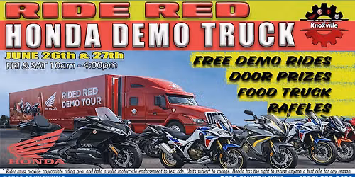 Ride Red Honda Demo Truck