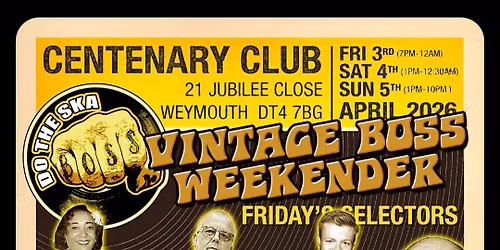 Weymouth Boss weekender 