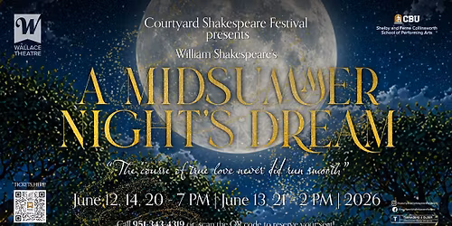Courtyard Shakespeare Festival presents A Midsummer Night's Dream