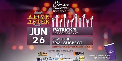 Alive After Five @ Patricks with SUSPECT and SLUG