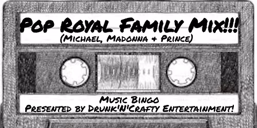 Music Bingo Night @ Rikenjaks Lumberton: Royal Family of Pop Edition!!!
