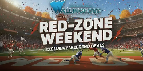 \ud83c\udfc8 Red-Zone Weekend at Wallingford GMC \ud83c\udfc8