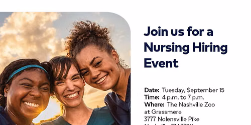 TriStar Health Nursing Hiring Event