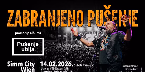 Zabranjeno pu\u0161enje | Live @ Simm City, Be\u010d