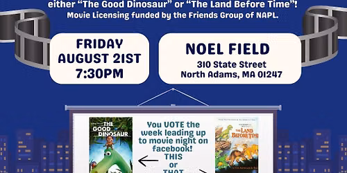 Summer Movie Night at Noel Field with NBCC & NAPL