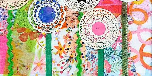 Family Fun Mixed Media Flower Collage with Barbara Younger