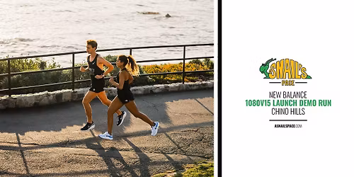 New Balance 1080v15 Launch Demo Run Chino Hills