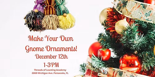 Make Your Own Gnome Ornaments Workshop