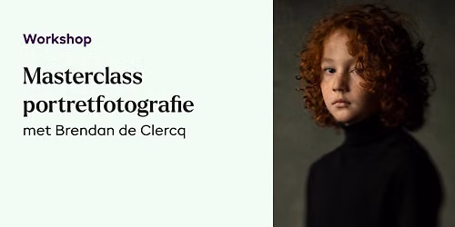 Masterclass Portretfotografie - Brendan de Clercq