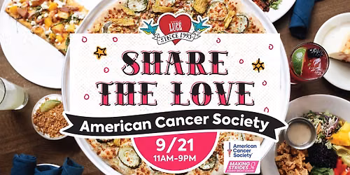 Share The Love with the American Cancer Society!