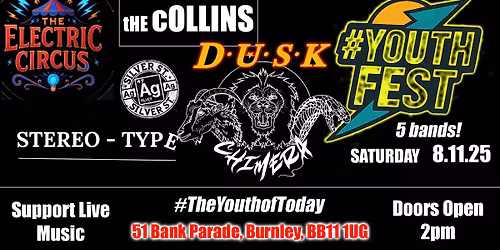 #YOUTHFEST 2025! - The Youth of Today! - 5 Bands!