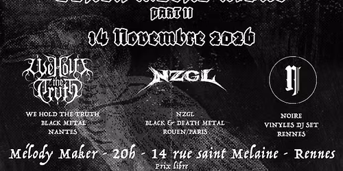 Black Metal Night Part II