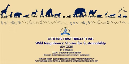 October First Friday Fling- Wild Neighbours: Stories for Sustainability