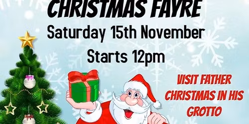 Christmas Fair - Sat 15th Nov 12pm