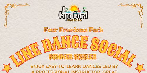 Line Dancing Social: Summer Sizzler at Four Freedoms Park
