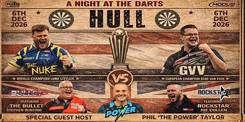 A night at the darts - Hull Connexin Live 2026