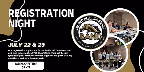 JWMHS Band Registration Night 1 - 9th & 12th Grade