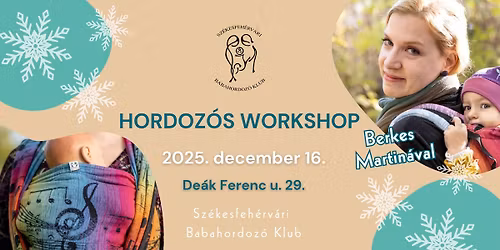 Hordoz\u00f3s workshop \/\/ Babahordoz\u00f3 Klub
