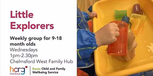 *NEW* Little Explorers - weekly group for 9-18 month olds   WEDNESDAYS 1-2.30pm