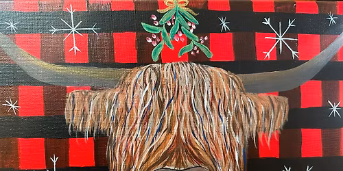 Buddy the Christmas Highland Cow