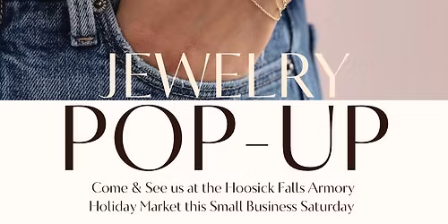 Permanent Jewelry at the Hoosick Armory Holiday Market!