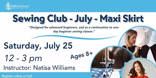 Monthly Sewing Club - July - Maxi Skirt