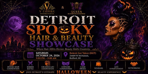 Detroit Spooky Hair & Beauty Showcase