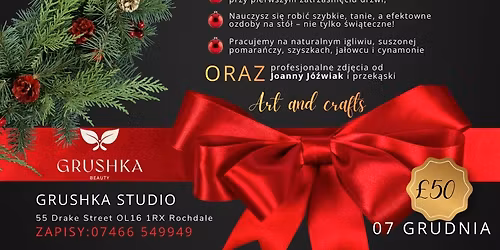 Warsztaty - \u015awiateczne dekoracje z natury