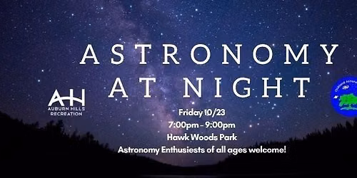 Astronomy at Night