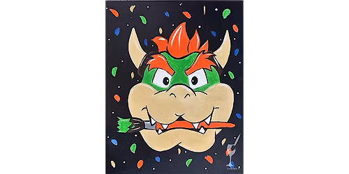Bowser\u2019s Bold World Bowser - Paint and Sip in Denver | Classpop!\u2122