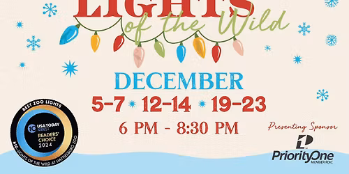 Lights of the Wild at the Hattiesburg Zoo