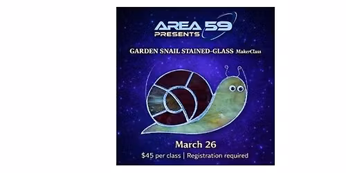 Garden Snail Stained Glass MakerClass