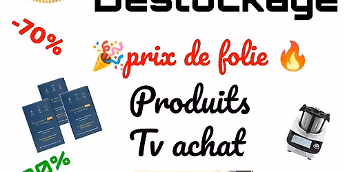 \ud83d\udd25 DESTOCKAGE DE FOLIE, PRODUITS TV ACHAT,PORT DE GRUISSAN 