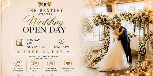 \u2728 WEDDING OPEN DAY \u2013 SUNDAY 8TH NOVEMBER 2026 \u2728