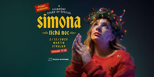 Simona - Tich\u00e1 noc (viano\u010dn\u00fd stand-up \u0161peci\u00e1l) \/ Martin