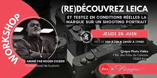 (RE)D\u00c9COUVREZ LEICA \/\/ ROGER COZIEN \/\/ JEUDI 25 JUIN