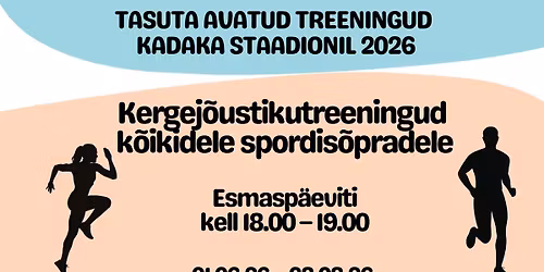 Kergej\u00f5ustikutreeningud k\u00f5ikidele spordis\u00f5pradele