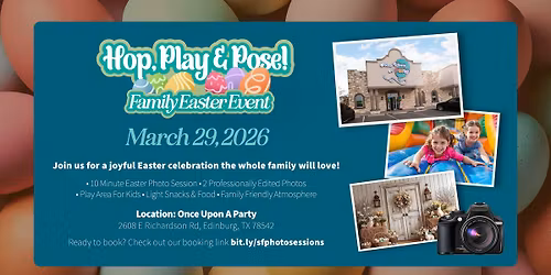 Hop, Play & Pose! Family Easter Event