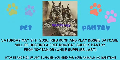 Free Dog\/Cat Supply Pantry