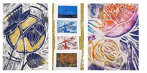 Lino Print and Stitch Workshop