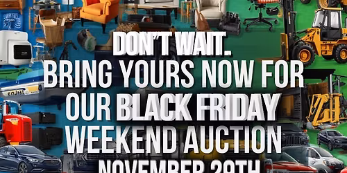 Black Friday Weekend Auction 29 November 2025