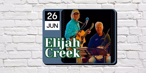 Live Music with Elijah Creek!