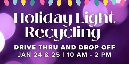 Holiday Light Recycling