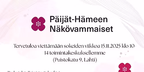 Sokeiden viikon tapahtuma