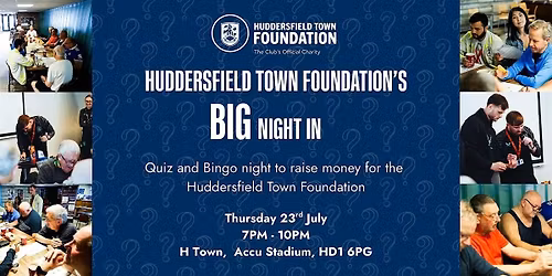 Huddersfield Town Foundation's BIG Night In
