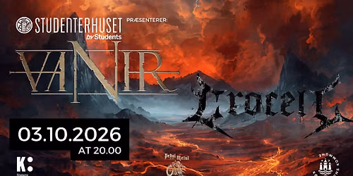 PEDAL TO THE METAL PRESENTS: VANIR + CROCELL