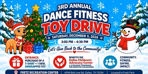 3rd ANNUAL DANCE FITNESS TOY DRIVE EVENT