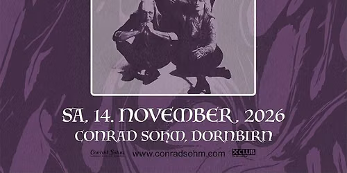 BLACK SABBITCH \u2022 14. November 2026 \u2022 Conrad Sohm Dornbirn