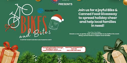 Bikes and Bites: A Holiday Donation Drive and Giveaway